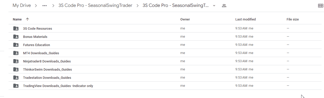3S Code Pro - SeasonalSwingTrader