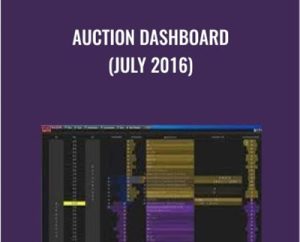 Auction Dashboard (July 2016) - NinjaTrader