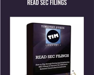 Read SEC Filings-4 DVDs + Manual 2010 - Timothy Sykes
