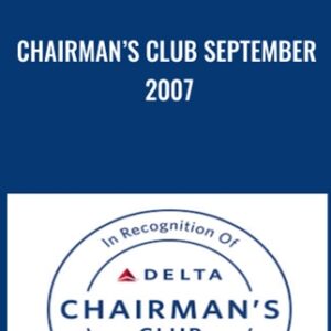 Chairmans Club September 2007 - Oliver Velez
