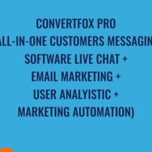 ConvertFox PRO (All-In-One Customers Messaging Software Live Chat + Email Marketing + User Analyistic + Marketing Automation) - ConvertFox
