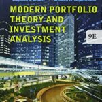 Cart Edwin J Elton E28093 Modern Portfolio Theory Investment Analysis - Forex library