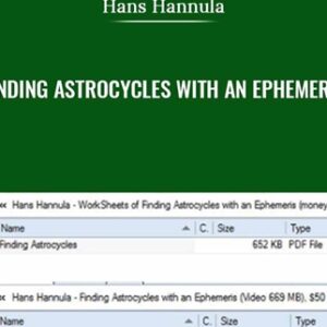 Finding Astrocycles with an Ephemeris - Hans Hannula