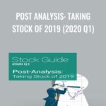 Post Analysis Taking Stock of 2019 2020 Q1 - Forex library